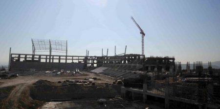 Akdeniz Oyunları için yapılan stada haciz geldi