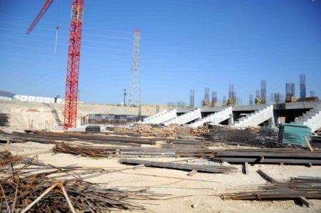 Akdeniz Oyunları için yapılan stada haciz geldi