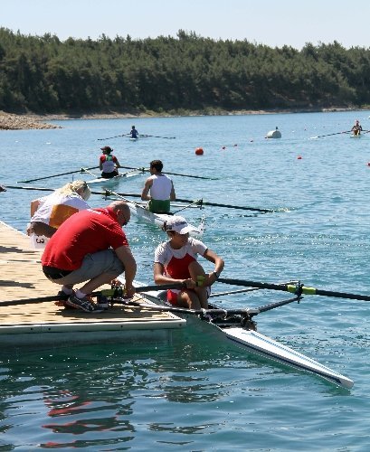 Akdeniz Oyunları kürek yarışları Adana’da başladı