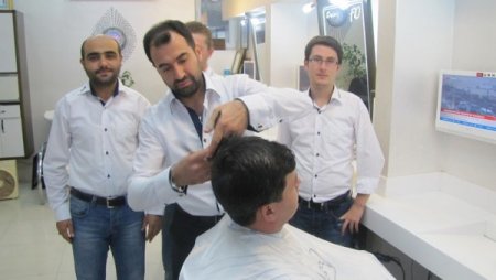 Akhisarlı erkek berberi dünya üçüncüsü oldu