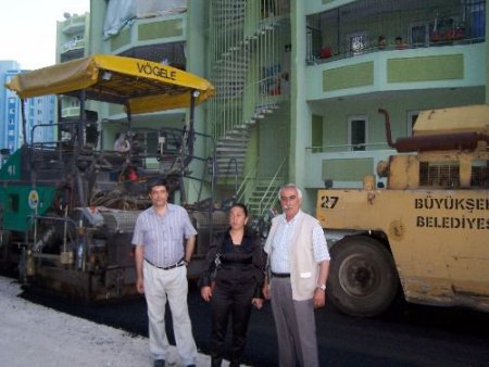 Aksantaş Toki Konutlarının Yolları Asfaltlandı