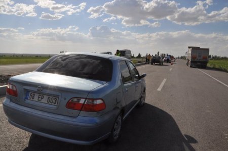 Aksaray Valisinin Uğurlama Konvoyunda Kaza