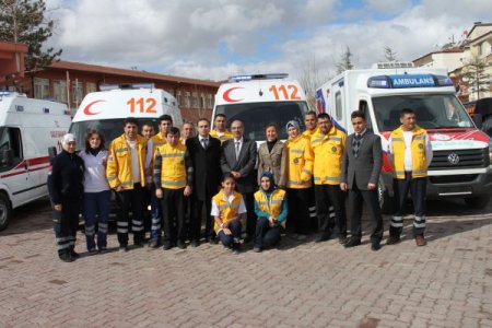 Aksaray'da 112’ye 4 yeni ambulans