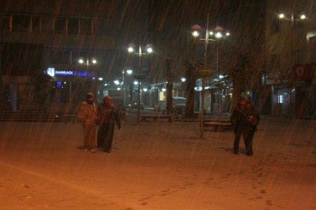Aksaray’da kar yağışı