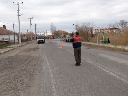 Aksaray'da kış lastiği uygulaması
