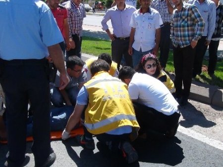 Aksaray'da trafik kazası: 1 yaralı