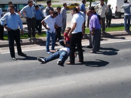 Aksaray'da trafik kazası: 1 yaralı