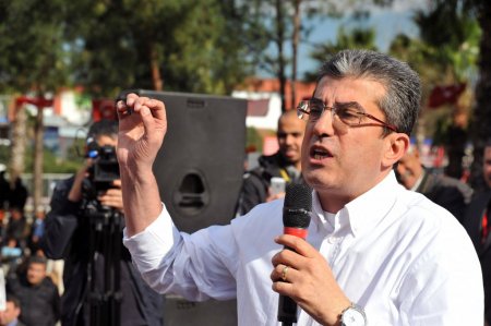 Aksu'da 2B mitingi düzenlendi