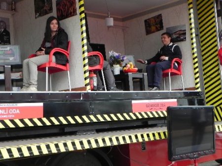 AKUT'un deprem simülatörü Ereğli’de