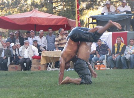 Alaca Başpehlivanlara ev sahipliği yaptı