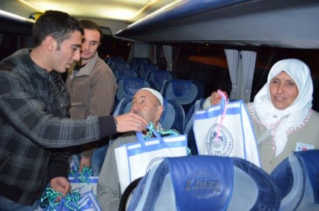 Alacalı hacı adayları kutsal topraklara uğurlandı