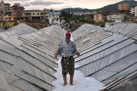 Alanya’yı hortum, sağanak yağış ve heyelandan sonra dolu vurdu
