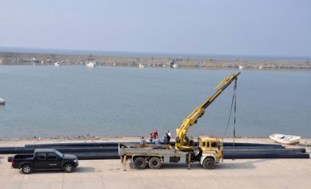 Alaplı Derin Deniz Deşarj Sistemi inşaatı başladı