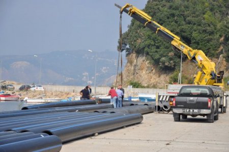 Alaplı Derin Deniz Deşarj Sistemi inşaatı başladı