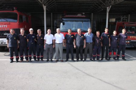 Alaplı itfaiyesinden Ereğli itfaiyesine ziyaret