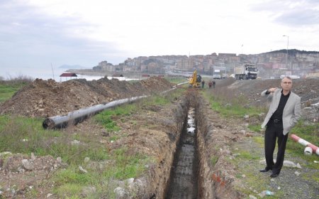 Alaplı'da derin deniz deşarj sistemi inşaatı başladı
