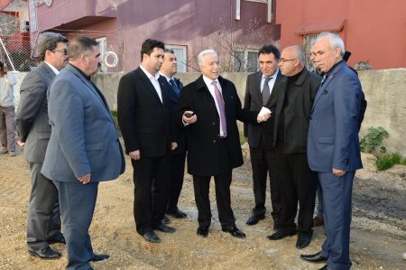 Aldırmaz, Yüreğir'deki altyapı çalışmalarını denetledi