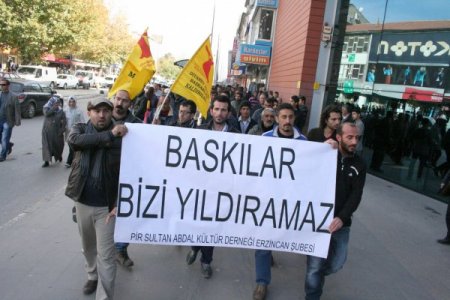 Alevi vatandaşlardan provokasyona tepki