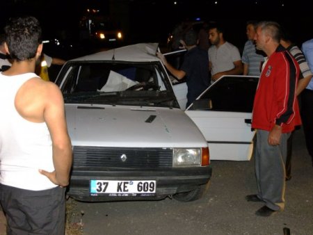 Alkollü sürücü başka bir alkollü sürücüye çarptı: 2 yaralı