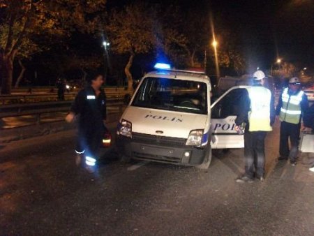 Alkollü Sürücü Polise Kaza Yaptırdı
