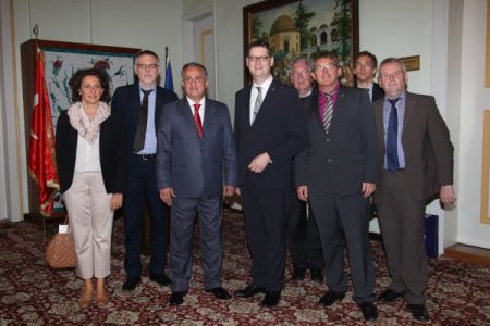 Almanya Hessen eyaleti parlamento üyeleri, Büyükşehir Belediyesi’ni ziyaret etti