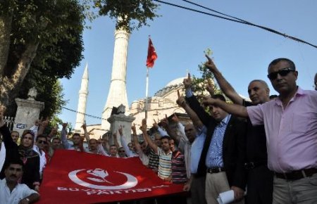 Alperenler, Ayasofya'da Bayram Namazı Talebi