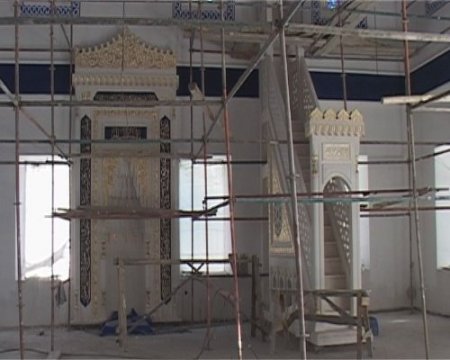 Altın Mihraplı Yeni Camii restore ediliyor