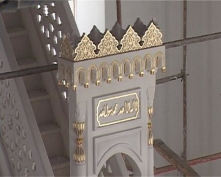 Altın Mihraplı Yeni Camii restore ediliyor