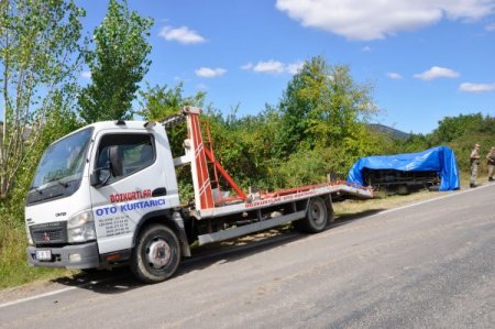 Amasya Taşova'da askeri araç devrildi: 6 yaralı