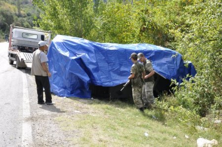 Amasya Taşova'da askeri araç devrildi: 6 yaralı