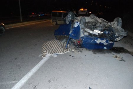 Amasya’da trafik kazası: 1 ölü, 2 yaralı