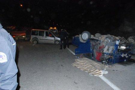 Amasya’da trafik kazası: 1 ölü, 2 yaralı