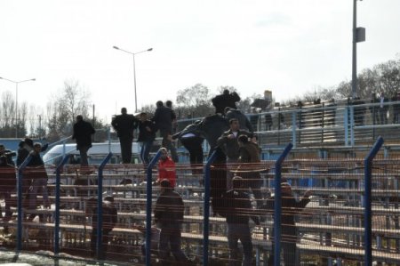 Amatör ligde olay: 22 yaralı