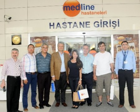 Amerikalı konuklar Özel Medline Hastanesi’ni gezdi