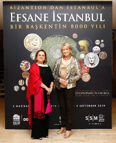 Amerikalı Tv Yapımcısı Martha Stewart, Sakıp Sabancı Müzesi'ni Ziyaret Etti