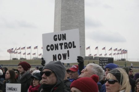 Amerikalılar bireysel silahlanmaya karşı yürüdü
