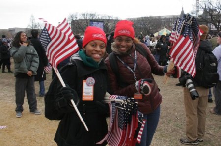 Amerikalılar Obama için Ulusal Meydan’a koştu
