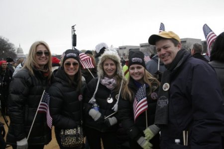 Amerikalılar Obama için Ulusal Meydan’a koştu