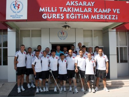 Ampute Futbol Milli Takımı şampiyonaya Aksaray'da hazırlanıyor