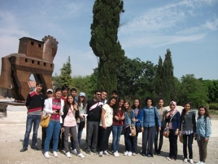 Anadolu Öğretmen Lisesi öğrencileri Çanakkale ruhunu yerinde hissetti