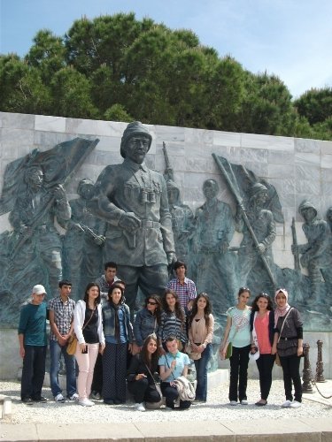 Anadolu Öğretmen Lisesi öğrencileri Çanakkale ruhunu yerinde hissetti