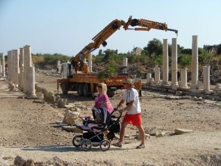 Anadolu Üniversitesi, Side Antik Kent Ticari Agorada Düzenleme Çalışmasını Tamamladı
