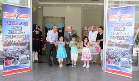 Anaokulu öğrencilerinin proje tabanlı eğitim sergisi açıldı
