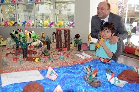 Anaokulu öğrencilerinin proje tabanlı eğitim sergisi açıldı