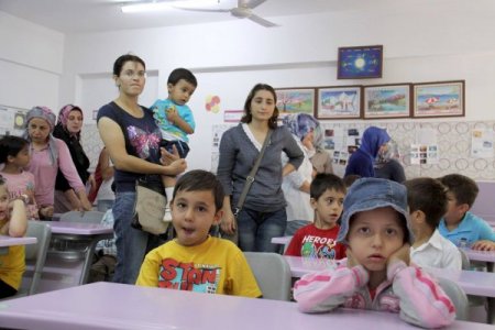Anaokulunu geride bırakan öğrenciler, ilköğretime çabuk alıştı