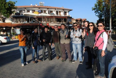 ANFOK, uygulamalı fotoğraf çekim kursunu Side'de verdi