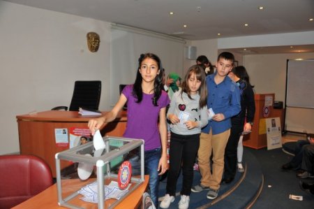 Ankara Büyükşehir Belediyesi Çocuk Meclisi, başkanını seçti