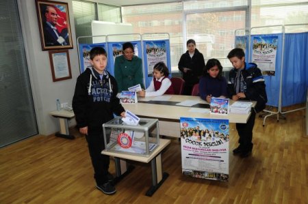 Ankara Büyükşehir Çocuk Meclisi'nde seçim heyecanı yaşandı