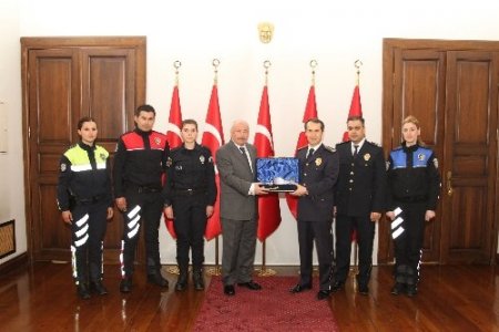 Ankara Emniyet Müdürü Ay, Vali Yüksel’i ziyaret etti