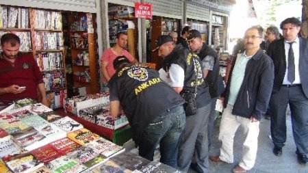 Ankara Emniyeti 70 bin korsan kitaba el koydu
